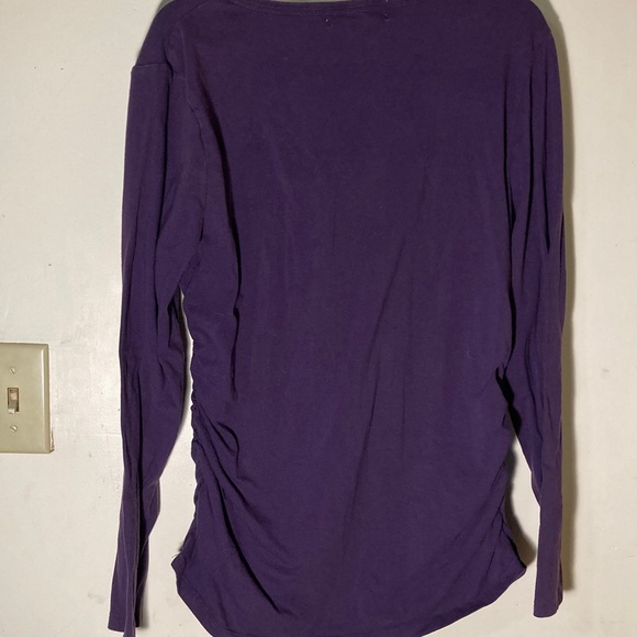 Michael Kors Purple Sweatshirt with Zipper Detail - Picture 4 of 5